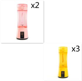 Portable Blender Portable Fruit Electric Juicing Cup Kitchen Gadgets (Option: Set12-USB)